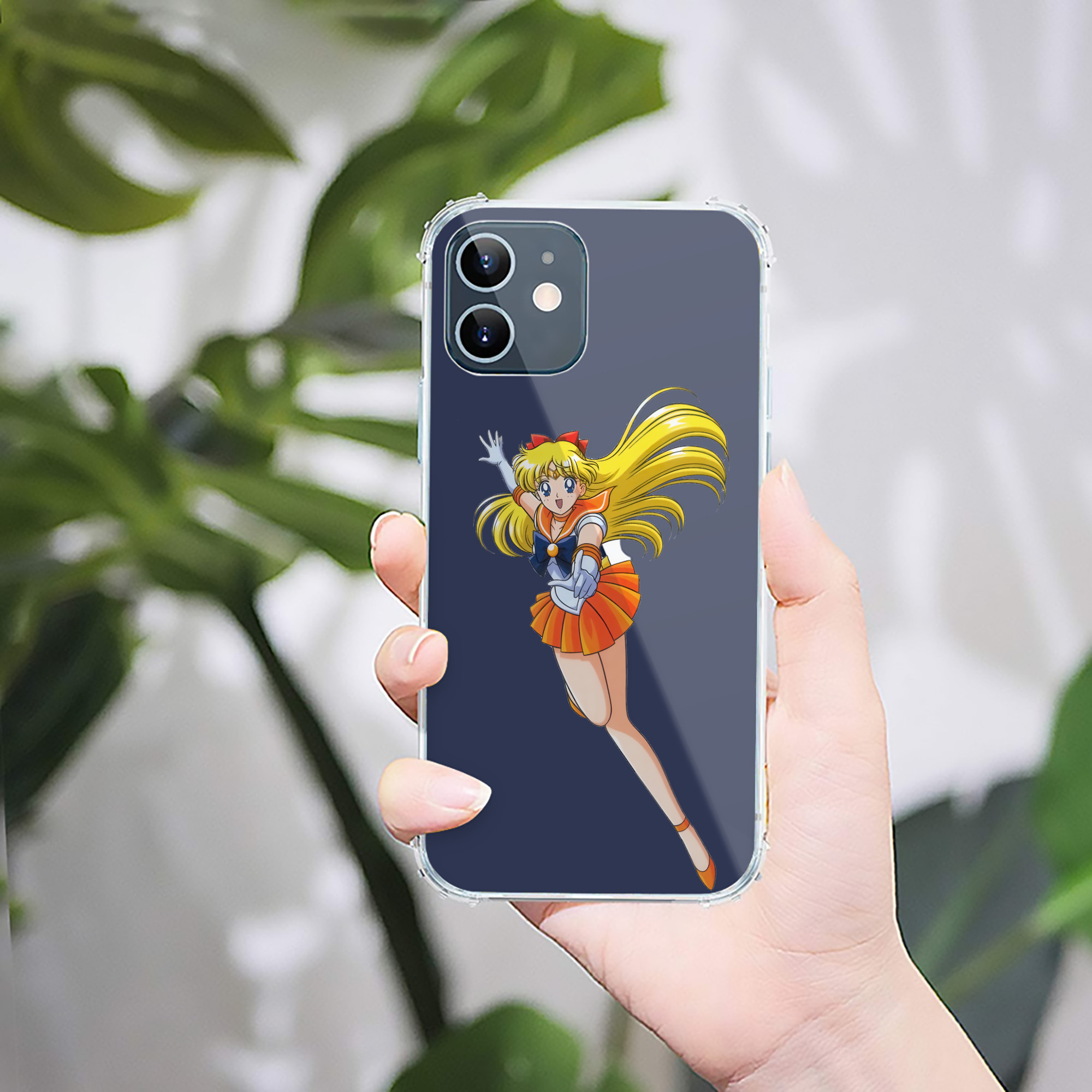 （画像用） 美少女戦士セーラームーン 愛野 美奈子 あいの みなこ Sailor Moon Aino Minako 【iPhone 12シリーズ対応】透明スマホケース（クリアソフトケース）